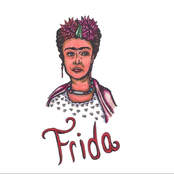 Frida Kahlo Forever Notecard Illustration - Picture 2 of 2